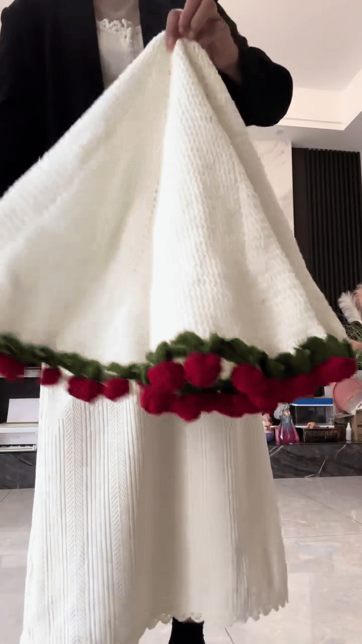 The SnugPetal™️ Crochet Blanket