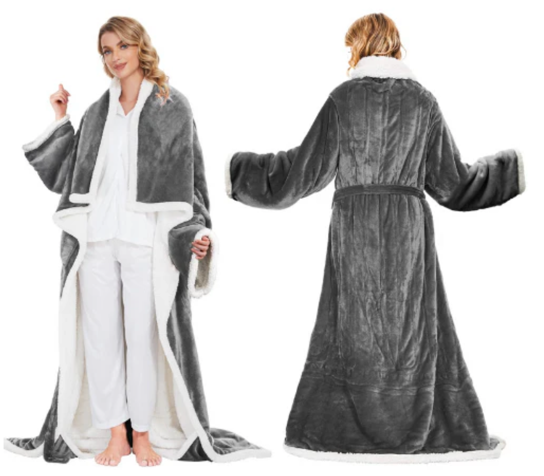 The Snug Petals Heated Robe