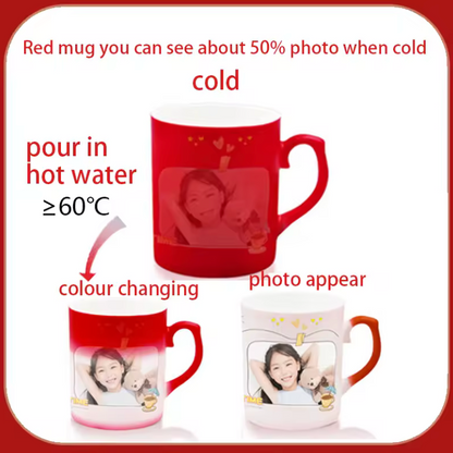 Heat Reactant Photo Mug