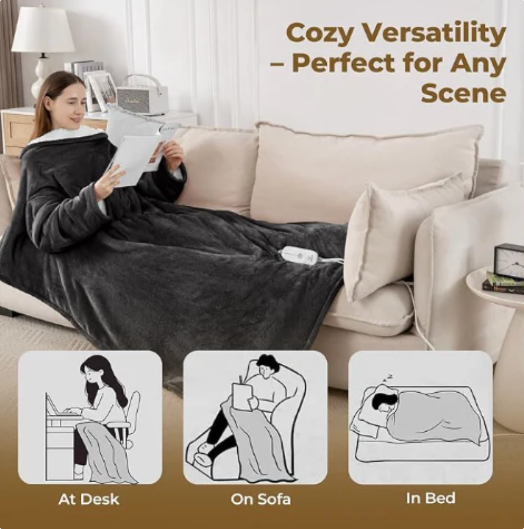 The Snug Petals Heated Robe