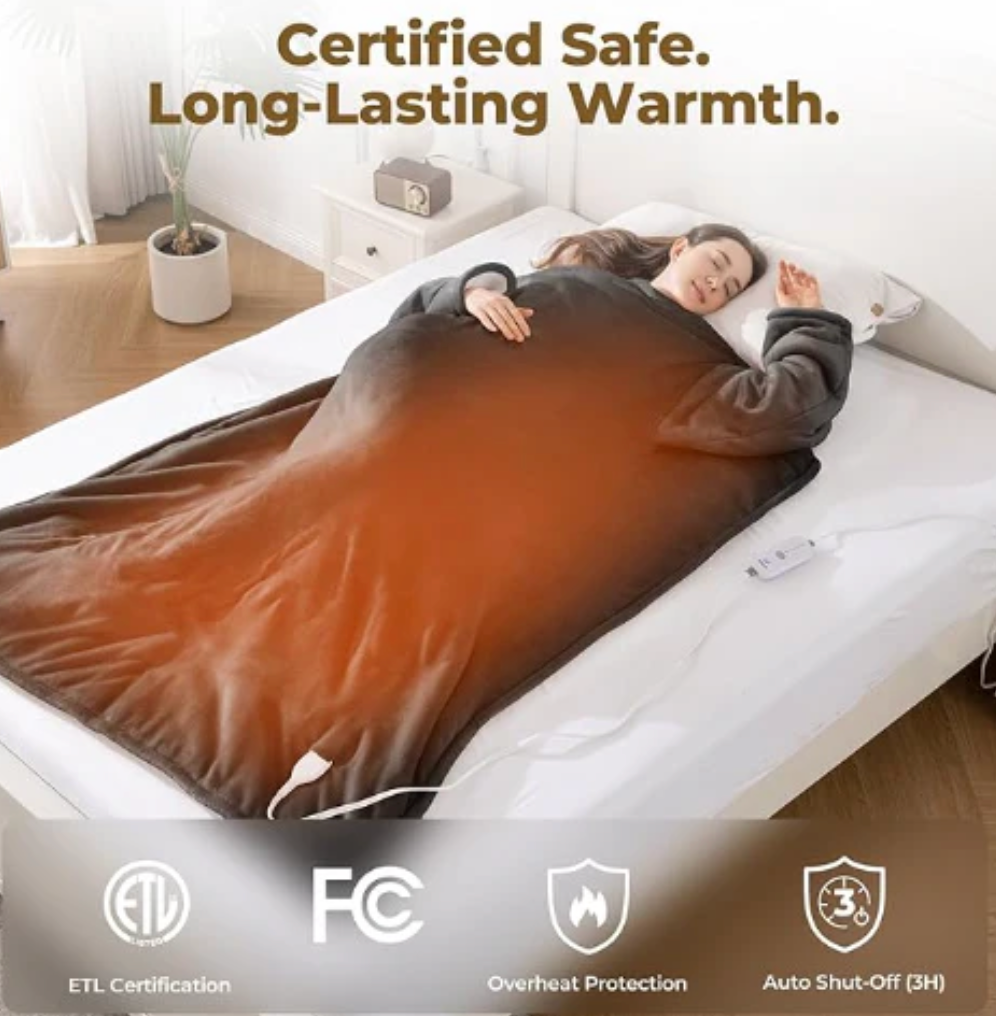 The Snug Petals Heated Robe